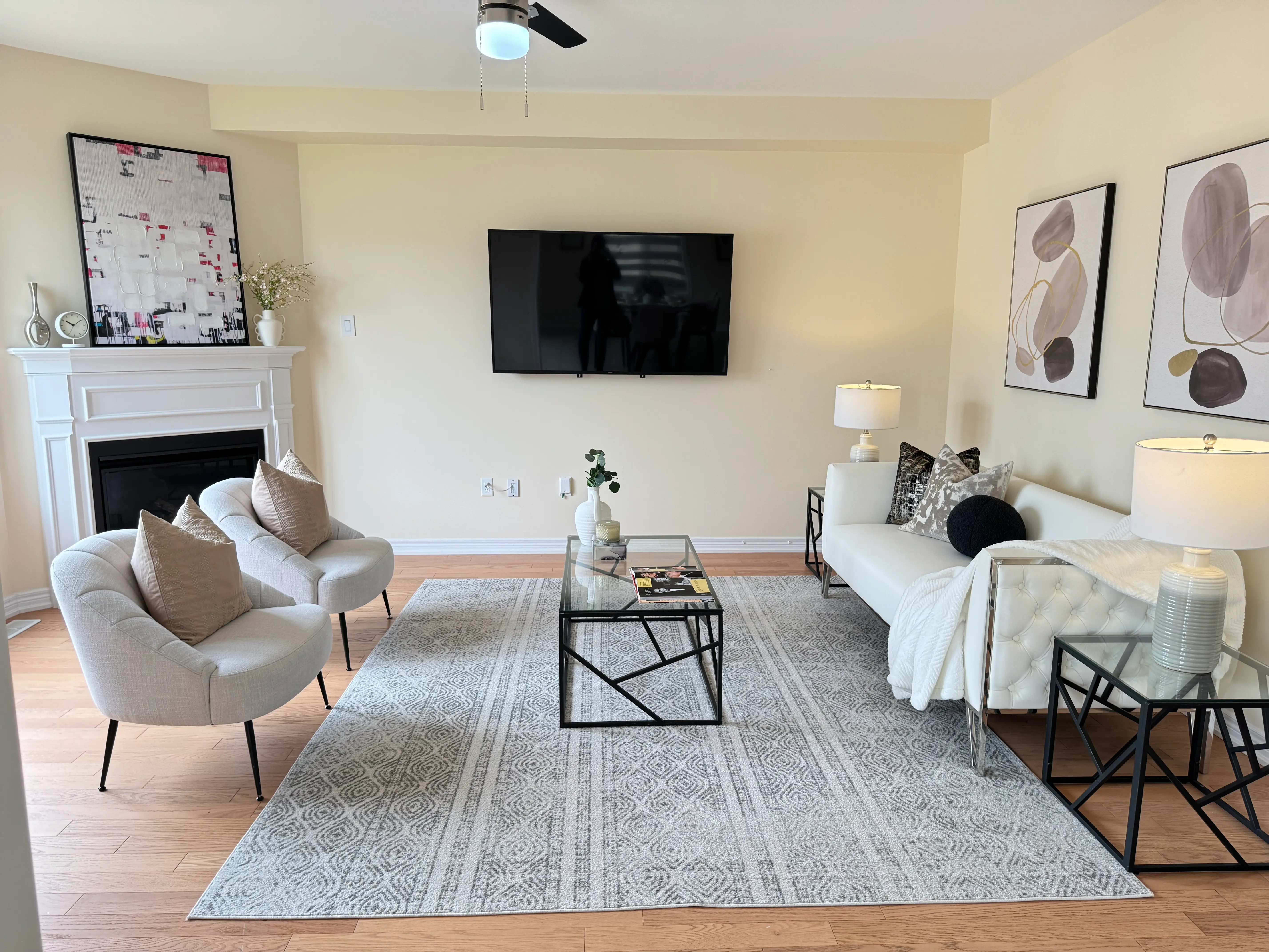 Interior design project for modern condo in GTA
