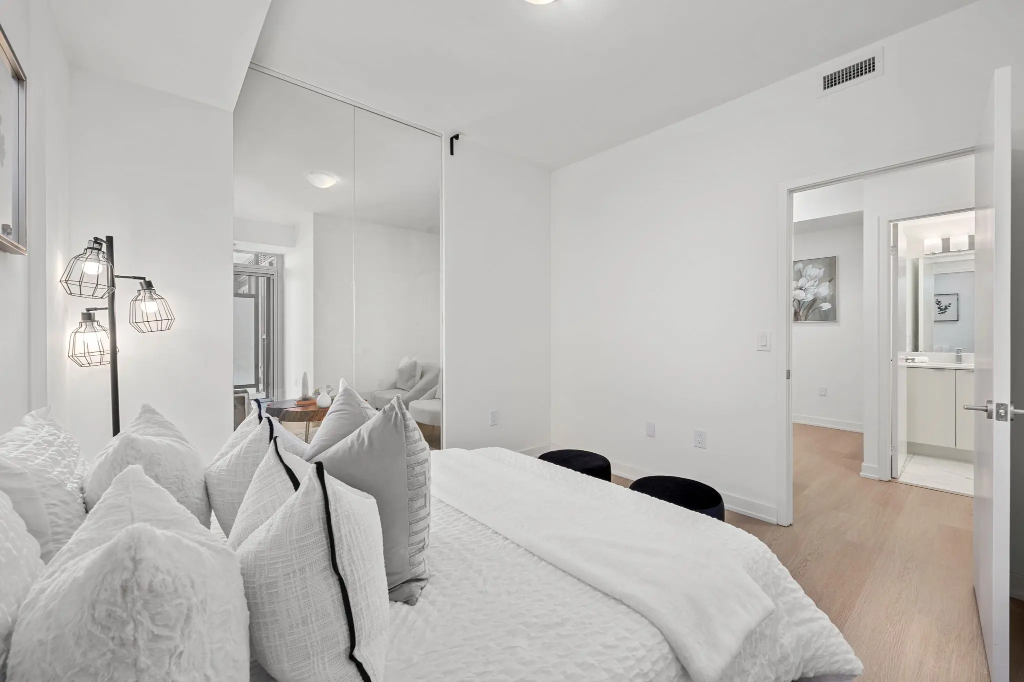 Luxury staged living room in Mississauga GTA