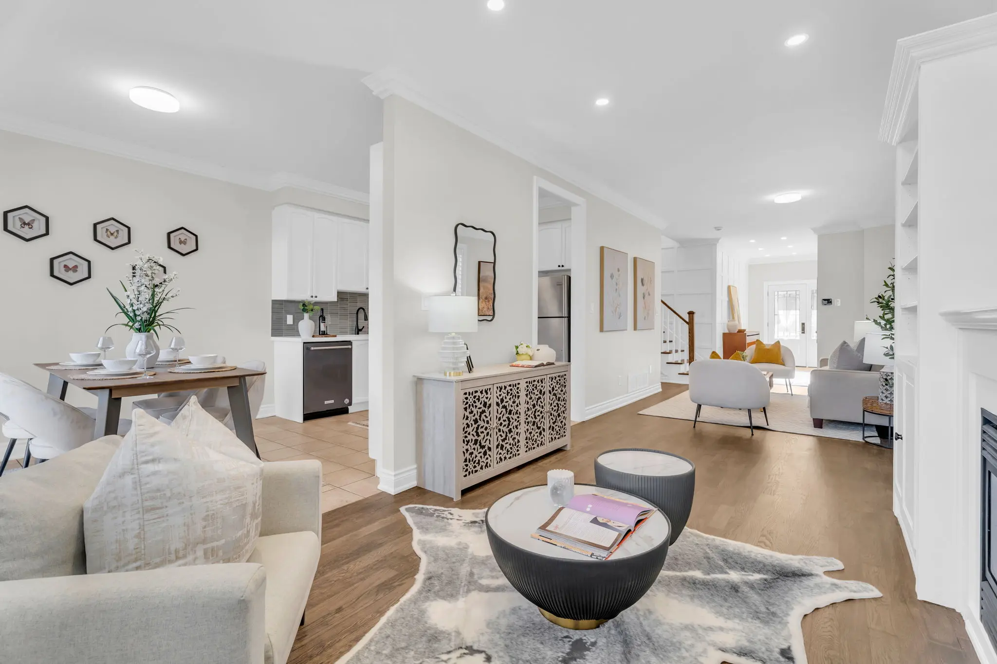 Professional home staging for detached family home in GTA