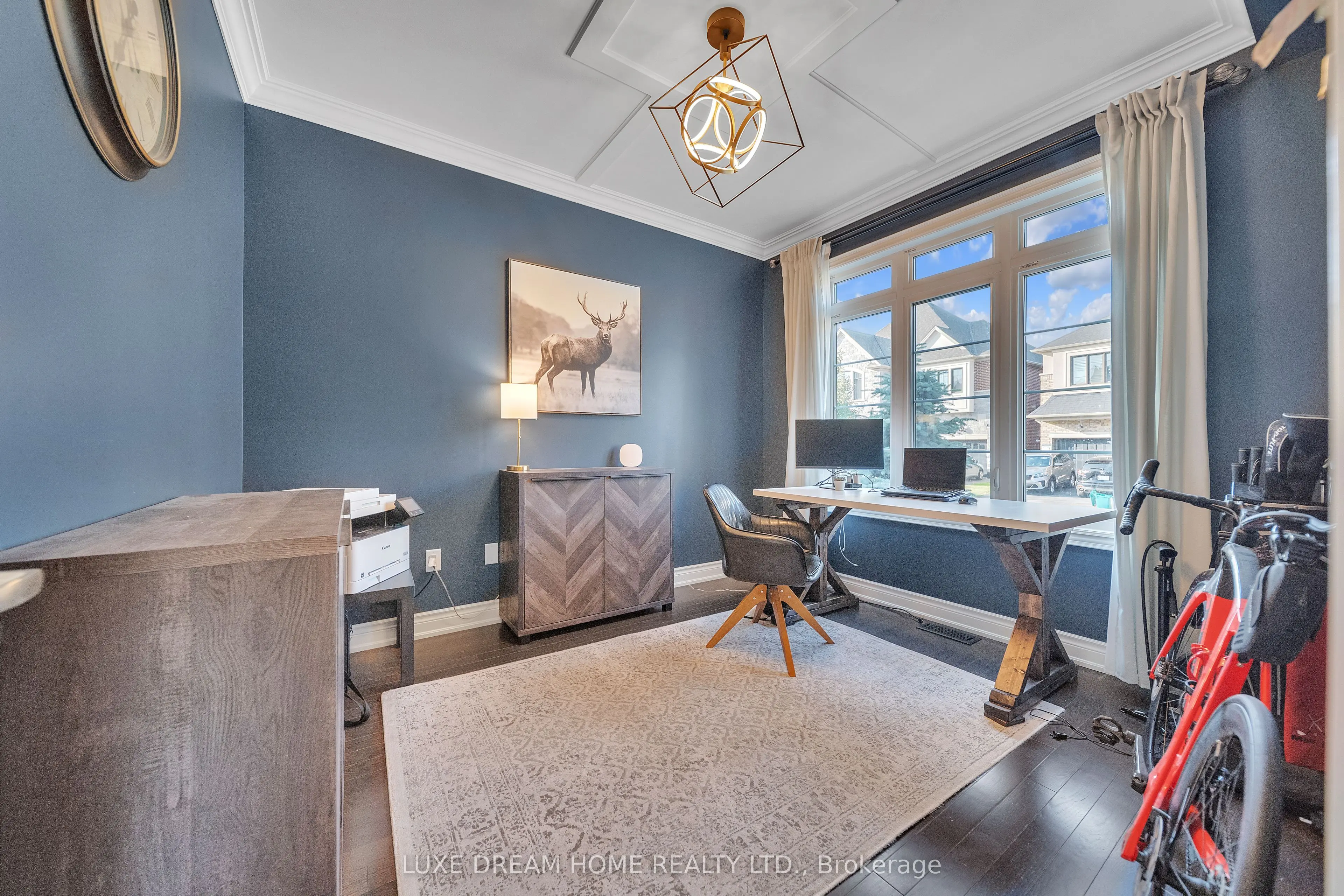 Professional home staging project in Toronto living room