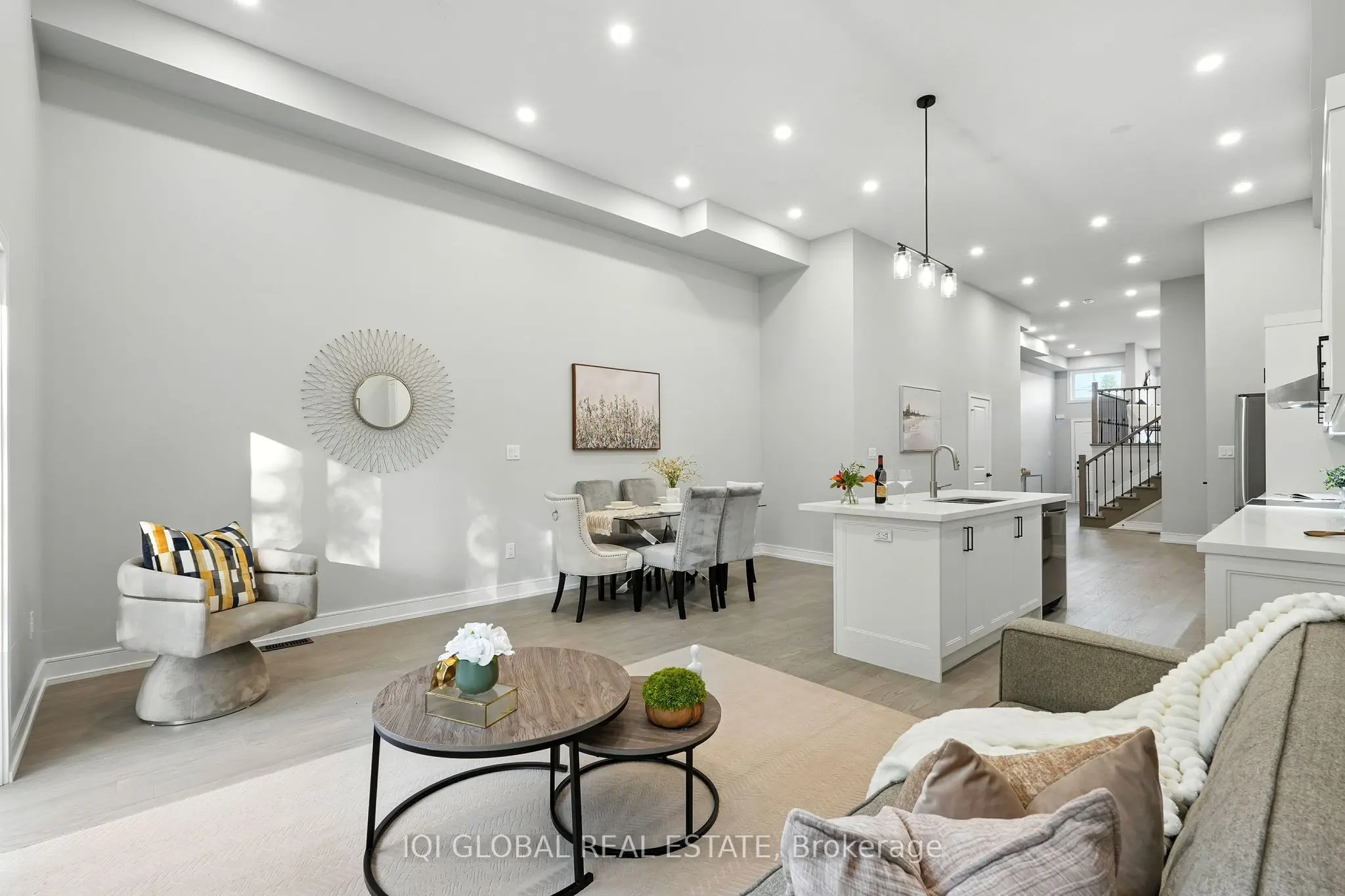 Luxury staged condo interior design Toronto