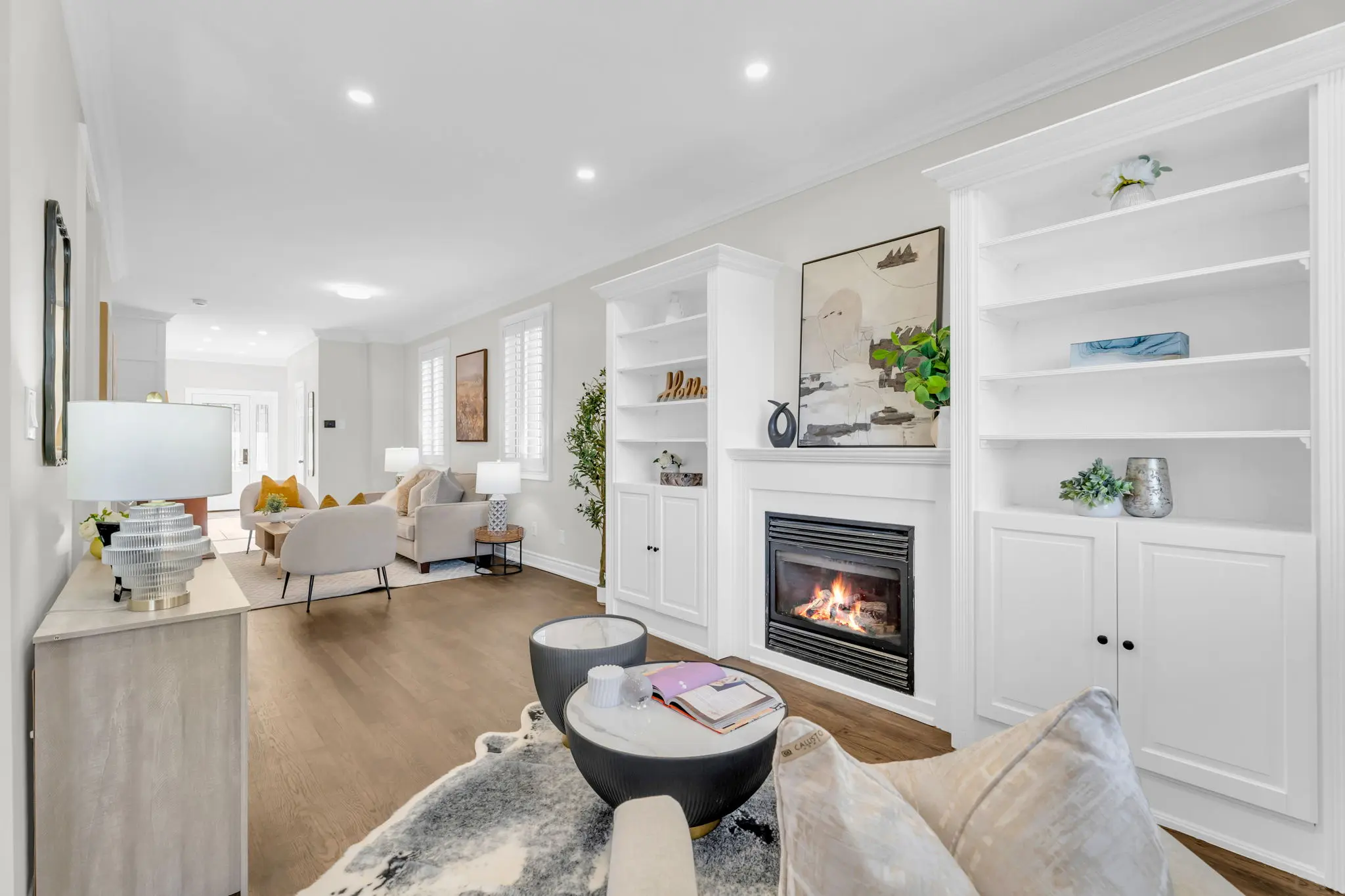 Professional home staging for detached family home in GTA