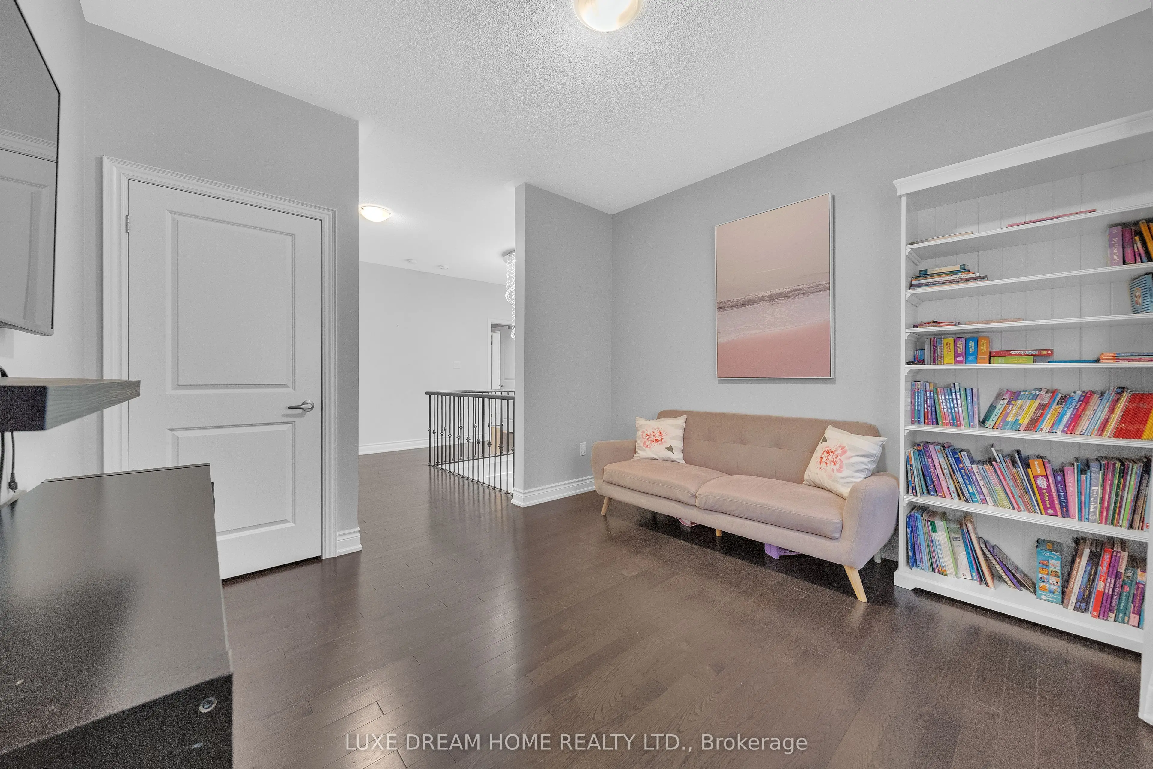 Staged condo balcony with outdoor furniture in Toronto
